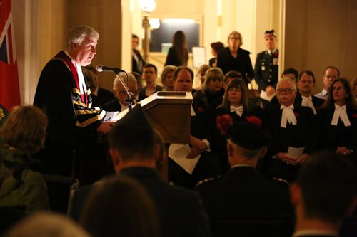 Remembrance Day 2017: Honorary Call Ceremony to commemorate WWII law students