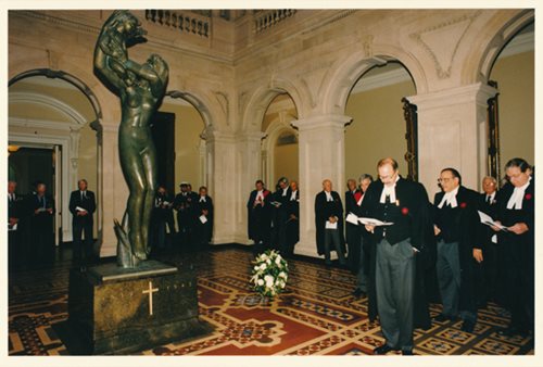 The Law Society’s Remembrance Day Ceremony in November 1998